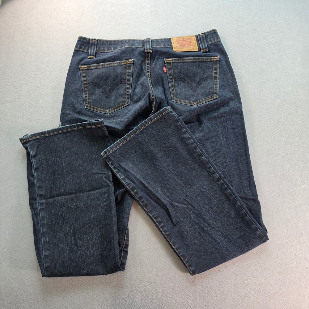 Levi's 525 Nouveau Downtowner Bootcut Jeans Womens 12M Dark Wash Y2K Stretch